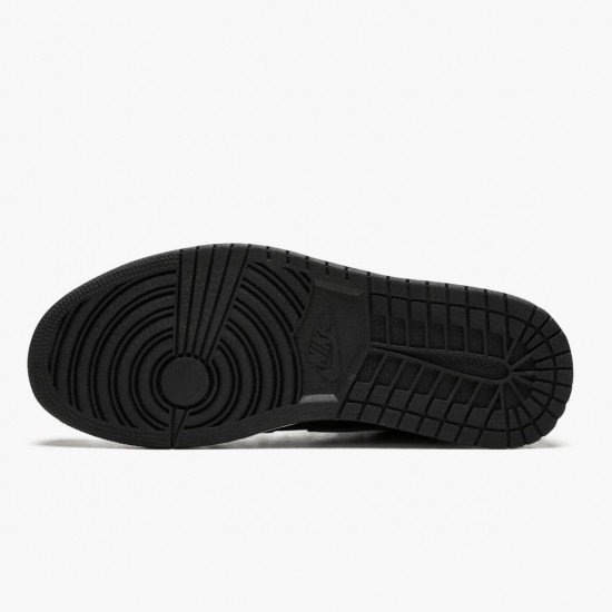 Mens Nike Jordan 1 Retro High Shadow Black/Medium Grey/White Jordan Shoes