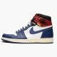 Mens Nike Jordan 1 Retro High Union Los Angeles Storm Blue White/Stormblue Varsity Red Jordan Shoes