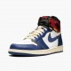 Mens Nike Jordan 1 Retro High Union Los Angeles Storm Blue White/Stormblue Varsity Red Jordan Shoes