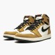 Womens/Mens Nike Jordan 1 Rookie of the Year Golden Harvest/Black Sail Jordan Shoes