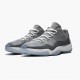 Mens Nike Jordan 11 Low Cool Grey Medium Grey/White Gunsmoke/Black Jordan Shoes