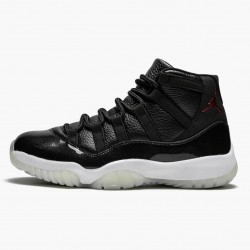 Women's/Men's Nike Jordan 11 Retro 72 10 Black Gym Red White Anthracite Black Black/Black-Varsity Red Jordan Shoes