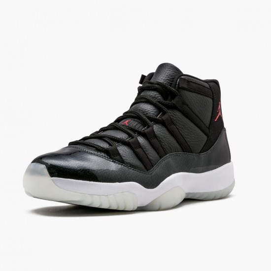 Womens/Mens Nike Jordan 11 Retro 72 10 Black Gym Red White Anthracite Black Black/Black-Varsity Red Jordan Shoes