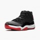 Mens Nike Jordan 11 Retro Bred Black/Varsity Red/White/Black Jordan Shoes