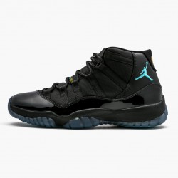 Men's Nike Jordan 11 Retro Gamma Blue Black/Gamma Blue/VarsityMaize Black Jordan Shoes