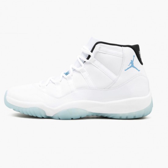 Mens Nike Jordan 11 Retro Legend Blue 2014 White/Legend Blue/Black Jordan Shoes