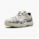 Womens/Mens Nike Jordan 11 Retro Low Snake Light Bone Light Bone/Smoke Grey/White Bl Black Jordan Shoes