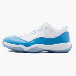 Women's/Men's Nike Jordan 11 Retro Low University Blue White/University Blue/Black Jordan Shoes