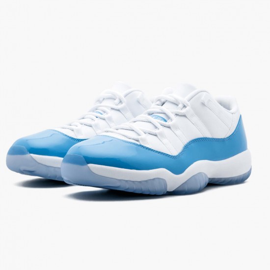 Womens/Mens Nike Jordan 11 Retro Low University Blue White/University Blue/Black Jordan Shoes