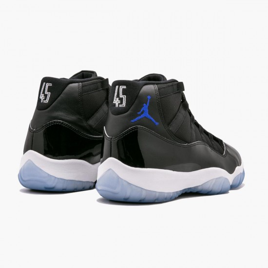 Mens Nike Jordan 11 Retro Space Jam 2016 Black/Concord White/Black Jordan Shoes