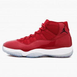 Women's/Men's Nike Jordan 11 Retro Win Like 96 Gym Red/Black/White/Black Jordan Shoes