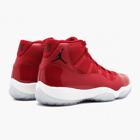 Womens/Mens Nike Jordan 11 Retro Win Like 96 Gym Red/Black/White/Black Jordan Shoes