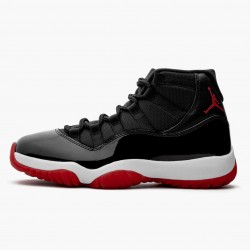 Men's Nike Jordan 11 Retro Bred 2019 Black/White/Varsity Red Jordan Shoes
