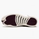 Mens Nike Jordan 12 Retro Bordeaux Bordeaux/Sail-Metallic Silver Jordan Shoes