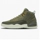 Mens Nike Jordan 12 Retro Chris Paul Class of 2003 Olive Canvas/Black-Sail Jordan Shoes