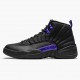 Mens Nike Jordan 12 Retro Dark Concord Black/Black Dark Concord Jordan Shoes