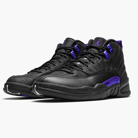 Mens Nike Jordan 12 Retro Dark Concord Black/Black Dark Concord Jordan Shoes