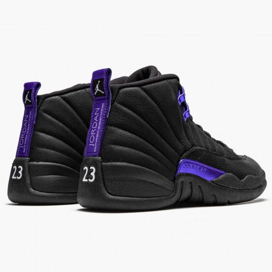 Mens Nike Jordan 12 Retro Dark Concord Black/Black Dark Concord Jordan Shoes