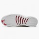 Womens/Mens Nike Jordan 12 Retro FIBA White/University Red/Metallic Jordan Shoes
