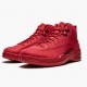 Mens Nike Jordan 12 Retro Gym Red Gym Red/Black/Gym Red Jordan Shoes