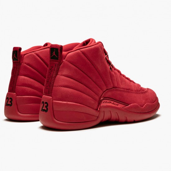 Mens Nike Jordan 12 Retro Gym Red Gym Red/Black/Gym Red Jordan Shoes