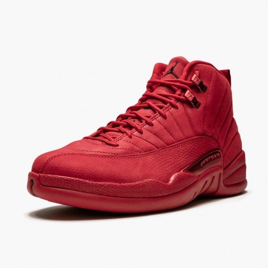 Mens Nike Jordan 12 Retro Gym Red Gym Red/Black/Gym Red Jordan Shoes