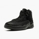 Mens Nike Jordan 12 Retro OVO Black Black/Black/Metallic Gold Jordan Shoes