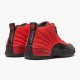 Mens Nike Jordan 12 Retro Reverse Flu Game Varsity Red/Black Concord Jordan Shoes