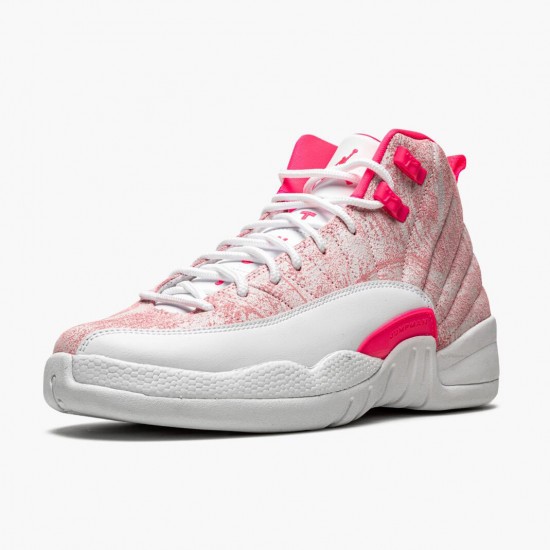 Womens Nike Jordan 12 Retro GS Arctic Pink White/Arctic Punch/Hyper Pink Jordan Shoes