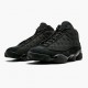 Mens Nike Jordan 13 Retro Black Cat Black Jordan Shoes