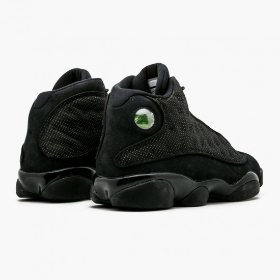 Mens Nike Jordan 13 Retro Black Cat Black Jordan Shoes