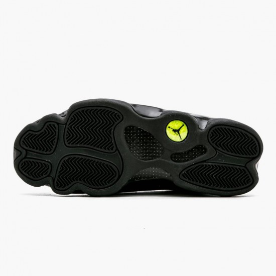 Mens Nike Jordan 13 Retro Black Cat Black Jordan Shoes