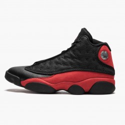 Women's/Men's Nike Jordan 13 Retro Bred (2017) Black/True Red/White Jordan Shoes