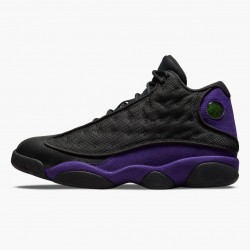Women's/Men's Nike Jordan 13 Retro Court Purple Black/Court Purple-White Jordan Shoes