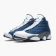 Womens/Mens Nike Jordan 13 Retro Flint Navy/Flint Grey/White Universi Jordan Shoes