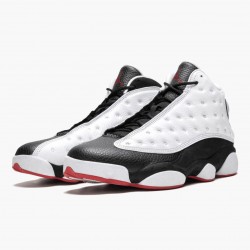 Men's Nike Jordan 13 Retro He Got Game White/Black/True Red Jordan Shoes