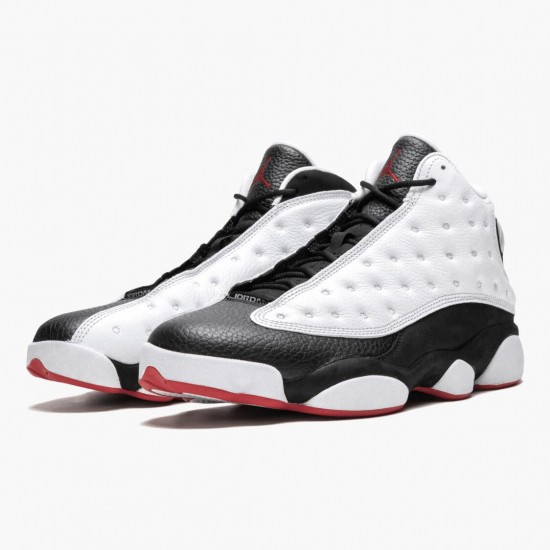 Mens Nike Jordan 13 Retro He Got Game White/Black/True Red Jordan Shoes