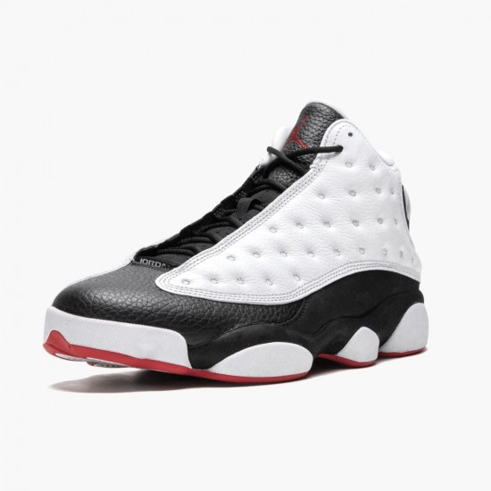 Mens Nike Jordan 13 Retro He Got Game White/Black/True Red Jordan Shoes