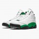 Mens Nike Jordan 13 Retro Lucky Green White/Black/Lucky Green Jordan Shoes