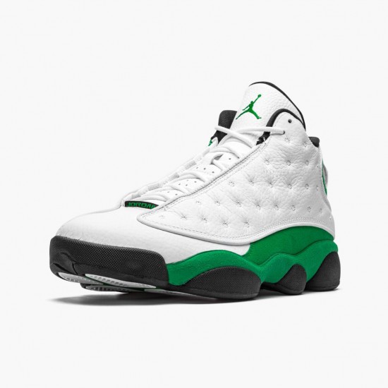 Mens Nike Jordan 13 Retro Lucky Green White/Black/Lucky Green Jordan Shoes