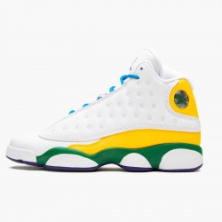 Women's Nike Jordan 13 Retro Playground White/Black Crt/Prpl Ttl/Orang Jordan Shoes