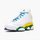 Womens Nike Jordan 13 Retro Playground White/Black Crt/Prpl Ttl/Orang Jordan Shoes