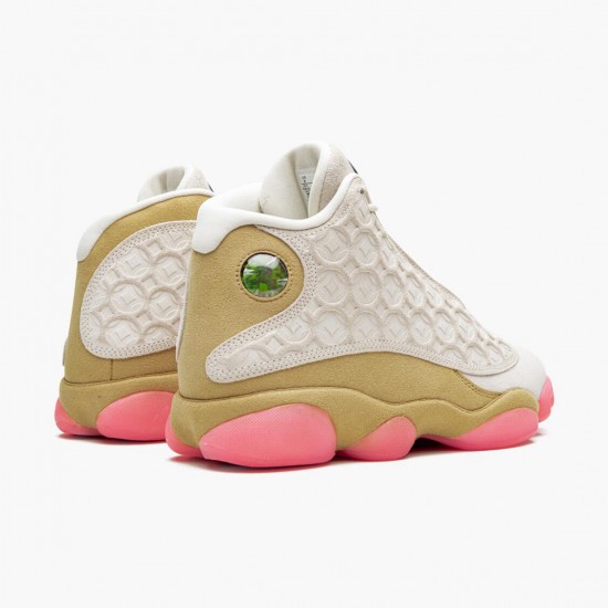 Mens Nike Jordan 13 Retro Chinese New Year Ivory/Black/Digital Pink Club Jordan Shoes