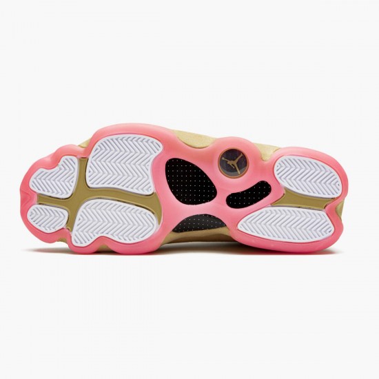 Mens Nike Jordan 13 Retro Chinese New Year Ivory/Black/Digital Pink Club Jordan Shoes