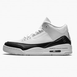 Women's/Men's Nike Jordan 3 Retro Fragment White/Black White Jordan Shoes