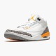 Womens/Mens Nike Jordan 3 Retro Laser Orange White/Laser Orange-Cement Grey Jordan Shoes