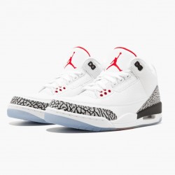 Men's Nike Jordan 3 Retro NRG Mocha White/Fire Red/Cement Grey Jordan Shoes