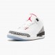 Mens Nike Jordan 3 Retro NRG Mocha White/Fire Red/Cement Grey Jordan Shoes