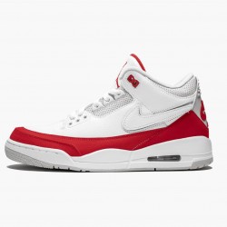 Men's Nike Jordan 3 Retro Tinker White/University Red Neutral G Jordan Shoes