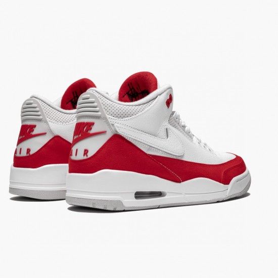 Mens Nike Jordan 3 Retro Tinker White/University Red Neutral G Jordan Shoes